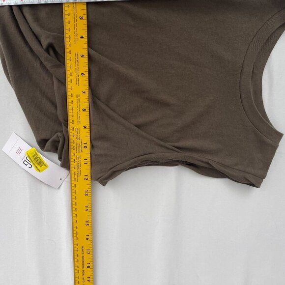 BDG Urban Outfitters Torn Up Sleeveless Crop Tank Top Round‎ Neck Women M NWT - Picture 9 of 11